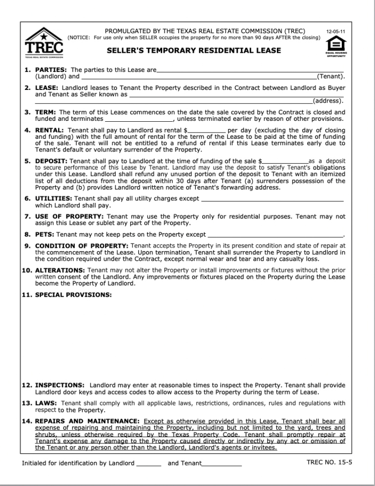 What is a temporary leaseback? How does it work? Metroplex Homebuyers
